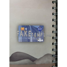 Liechtenstein LGT Bank fake Visa card photolook template PSD