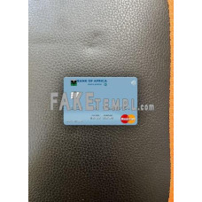 Madagascar Bank of Africa fake Mastercard credit card photolook template PSD