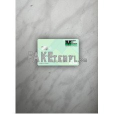 Niger Bank of Africa fake Visa debit card photolook template PSD, scan and photo-realistic look