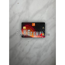 Nigeria GTBank fake Mastercard photolook template PSD, scan and photo-realistic look