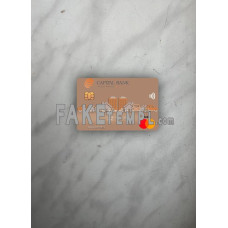 North Macedonia Capital Banka AD Skopje fake Mastercard photolook template PSD, scan and photo-realistic look