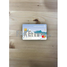 Norway Luster Sparebank fake Mastercard photolook template PSD, scan and photo-realistic look