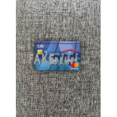 Peru Citibank fake Mastercard photolook template PSD, scan and photo-realistic look