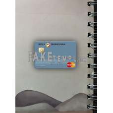 Romania Banca Transilvania fake Mastercard photolook template PSD, scan and photo-realistic look