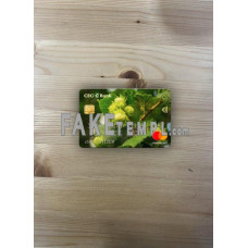 Romania CEC Bank fake Mastercard photolook template PSD, scan and photo-realistic look