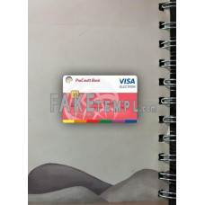 Romania ProCredit Bank fake Visa electron photolook template PSD, scan and photo-realistic look