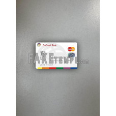 Romania ProCredit fake Mastercard photolook template PSD, scan and photo-realistic look