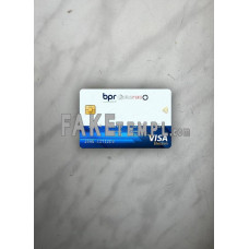 Rwanda BPR bank fake Visa electron photolook template PSD, scan and photo-realistic look