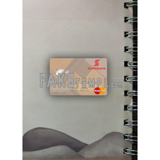 Saint Lucia Scotiabank fake Mastercard photolook template PSD, scan and photo-realistic look