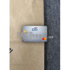 Sweden Citibank fake Mastercard platinium photolook template PSD, scan and photo-realistic look