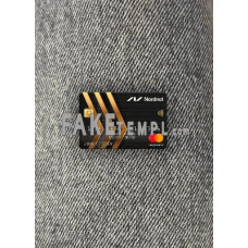 Sweden Nordnet AB bank fake Mastercard photolook template PSD, scan and photo-realistic look