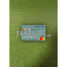 Switzerland Julius Baer Group AG fake Mastercard photolook template PSD, scan and photo-realistic look