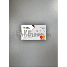 Turkey QNB Finansbank Card PSD scan and photo-realistic snapshot, 2 in 1