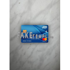 USA ADP Earnings bank fake Mastercard photolook template PSD, scan and photo-realistic look