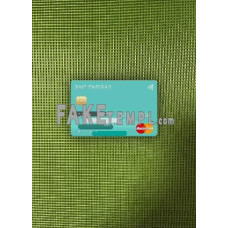 USA BNP Paribas Bank fake Mastercard photolook template PSD, scan and photo-realistic look