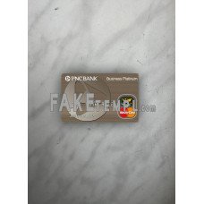 USA PNC bank fake Mastercard photolook template PSD, scan and photo-realistic look