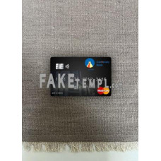 Uganda Centenary Bank fake Mastercard photolook template PSD, scan and photo-realistic look