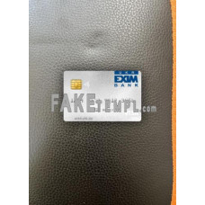 Ukraine Ukreximbank fake Visa debit card photolook template PSD, scan and photo-realistic look