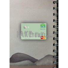 United Arab Emirates MCB Bank fake Mastercard photolook template PSD, scan and photo-realistic look