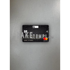 United Kingdom Bank of Aston fake Mastercard photolook template PSD, scan and photo-realistic look