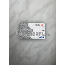 United Kingdom HSBC fake Visa classic photolook template PSD, scan and photo-realistic look