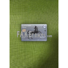 United Kingdom Lloyds fake american express platinium card photolook template PSD, scan and photo-realistic look