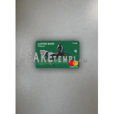 United Kingdom Lloyds platinum fake Mastercard photolook template PSD, scan and photo-realistic look