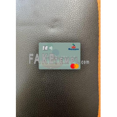 Venezuela Banesco Banco Universal fake Mastercard photolook template PSD, scan and photo-realistic look