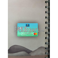 Yemen Gulf Bank fake Mastercard photolook template PSD, scan and photo-realistic look