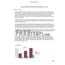 fake free advertising agency client contract Word and PDF template