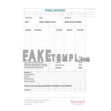 Final fake Invoice Word and PDF template