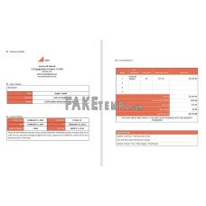 Free Simple Freelance fake Invoice Word and PDF template