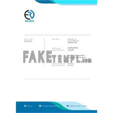 Netherlands ERLANO B. V. company payment fake Invoice Word and PDF template