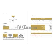 Professional Freelance Writer fake Invoice Word and PDF template