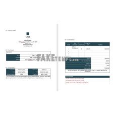 Sample Freelance fake Invoice Word and PDF template