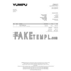 Switzerland Yumpu fake Invoice Word and PDF template