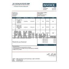 USA JD fake Invoice Word and PDF template