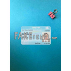 Australia New South Wales fake photo card photoshop template PSD, scan and photo-realistic look