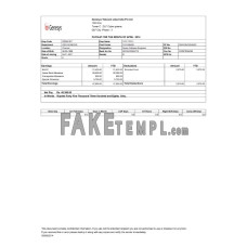 INDIA GENESYS Telecom Labs India Pvt Ltd fake payslip Word and PDF template