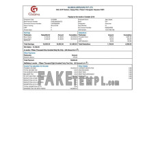 INDIA GLOBIVA Services PVT LTD fake payslip Word and PDF template