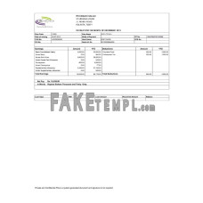 INDIA ITC Infotech India LTD fake payslip Word and PDF template