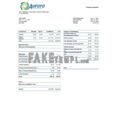 USA Aurora Specialty fake textiles Group. fake textile company Word and PDF template