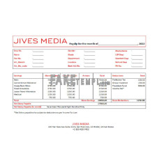 USA Jives Media fake advertising company Word and PDF template