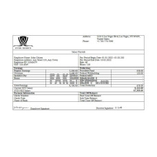 USA Wynn Resorts fake hospitality company Word and PDF template