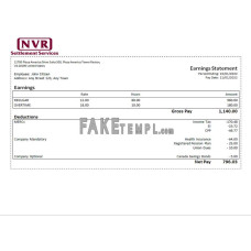 USA constrution company fake employee sheet  Word and PDF template