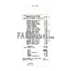 FOOD COURT fake payment receipt photoshop template PSD