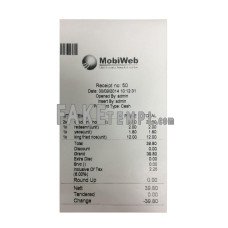 MOBIWEB fake payment receipt photoshop template PSD