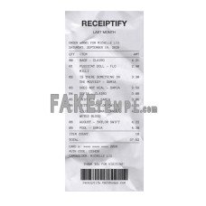 RECEIPTIFY fake payment receipt photoshop template PSD