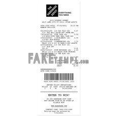 THE HARDWARE DEPOT fake payment receipt photoshop template PSD