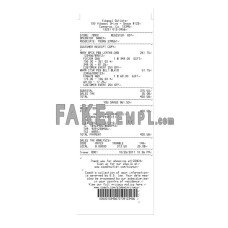 VIBASEL OUTLETS fake payment receipt photoshop template PSD